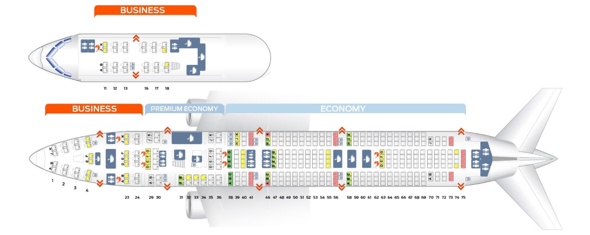 ボーイング 747 座席 数